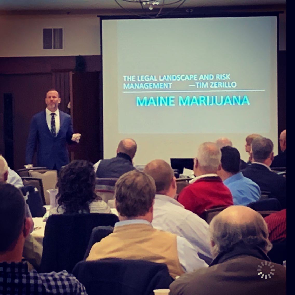 Tim Zerillo Speaking in Portland, Maine on December 17, 2019