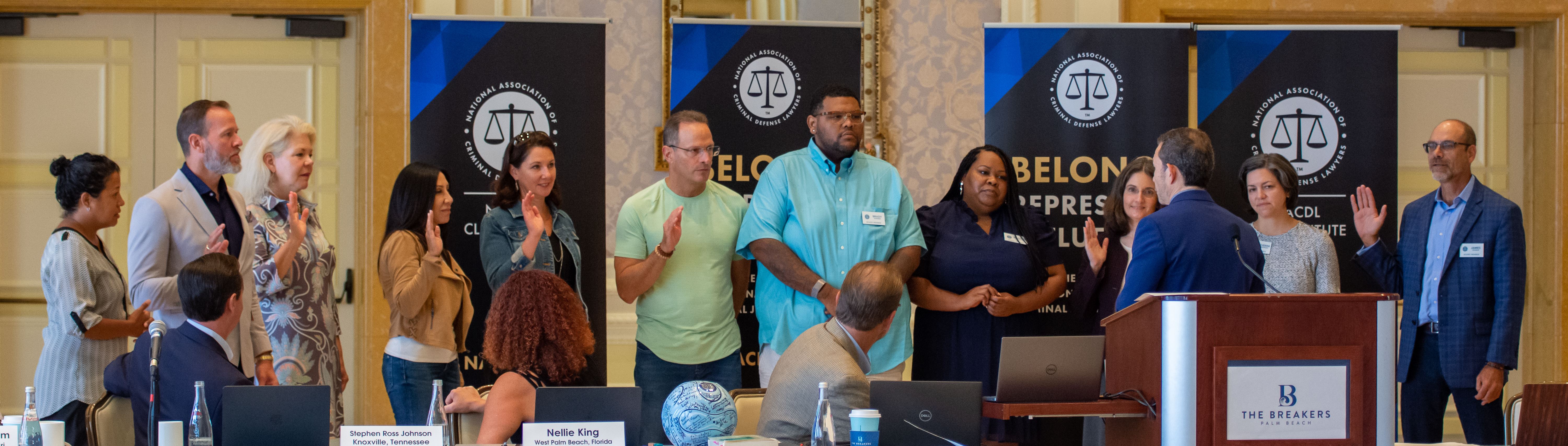 Board of Directors of the National Association of Criminal Defense Lawyers Swearing In