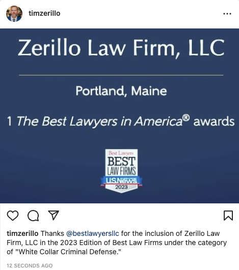 Zerillo Law Firm The Best Lawyers in America 2023